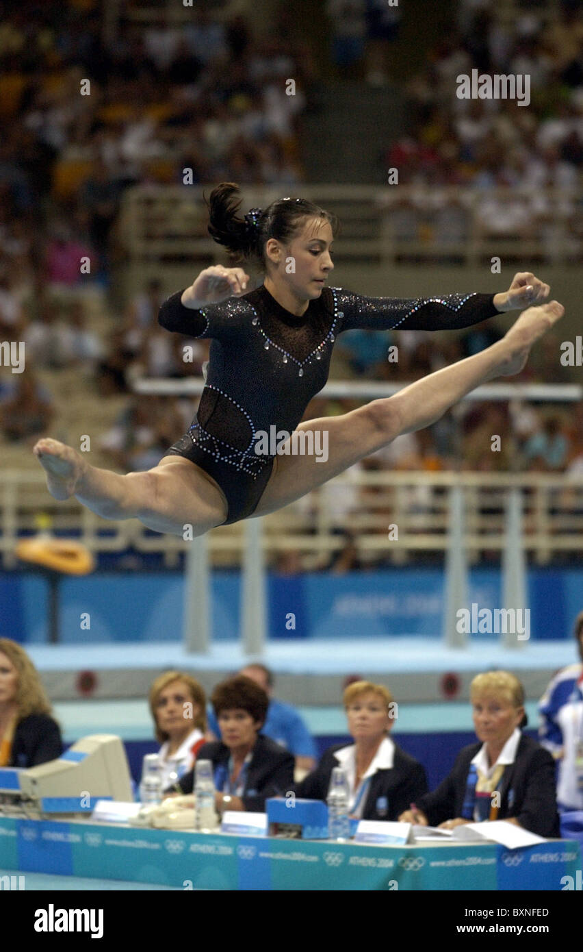 Olympic games 2004 artistic gymnastics hires stock photography and