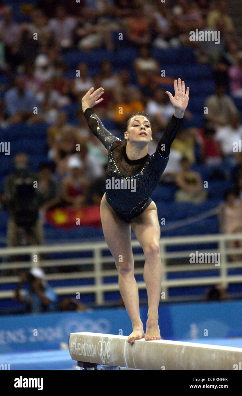 Olympic games 2004 artistic gymnastics hires stock photography and