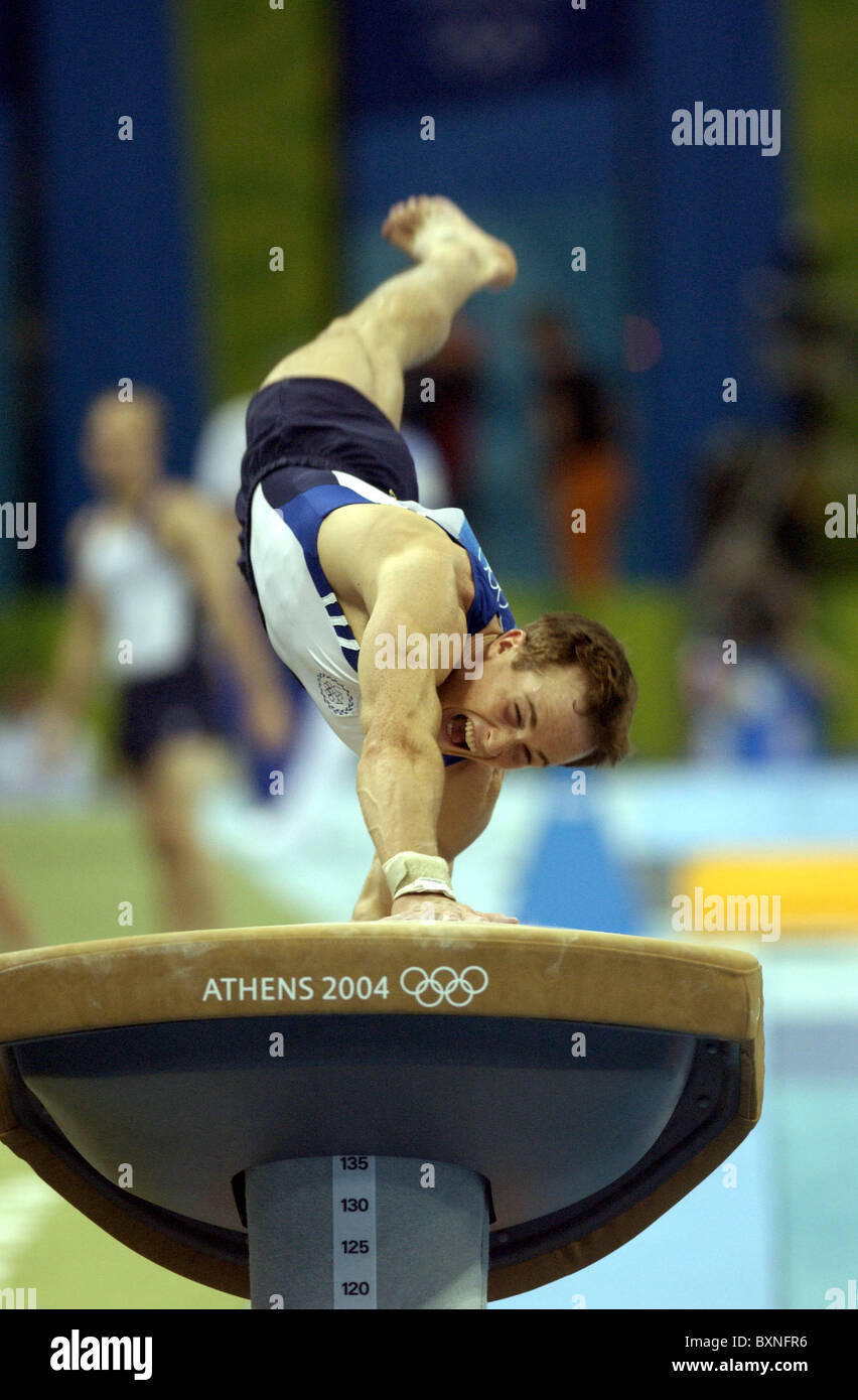 The Olympic Games Athens. 2004 Artistic Gymnastics Stock Photo Alamy