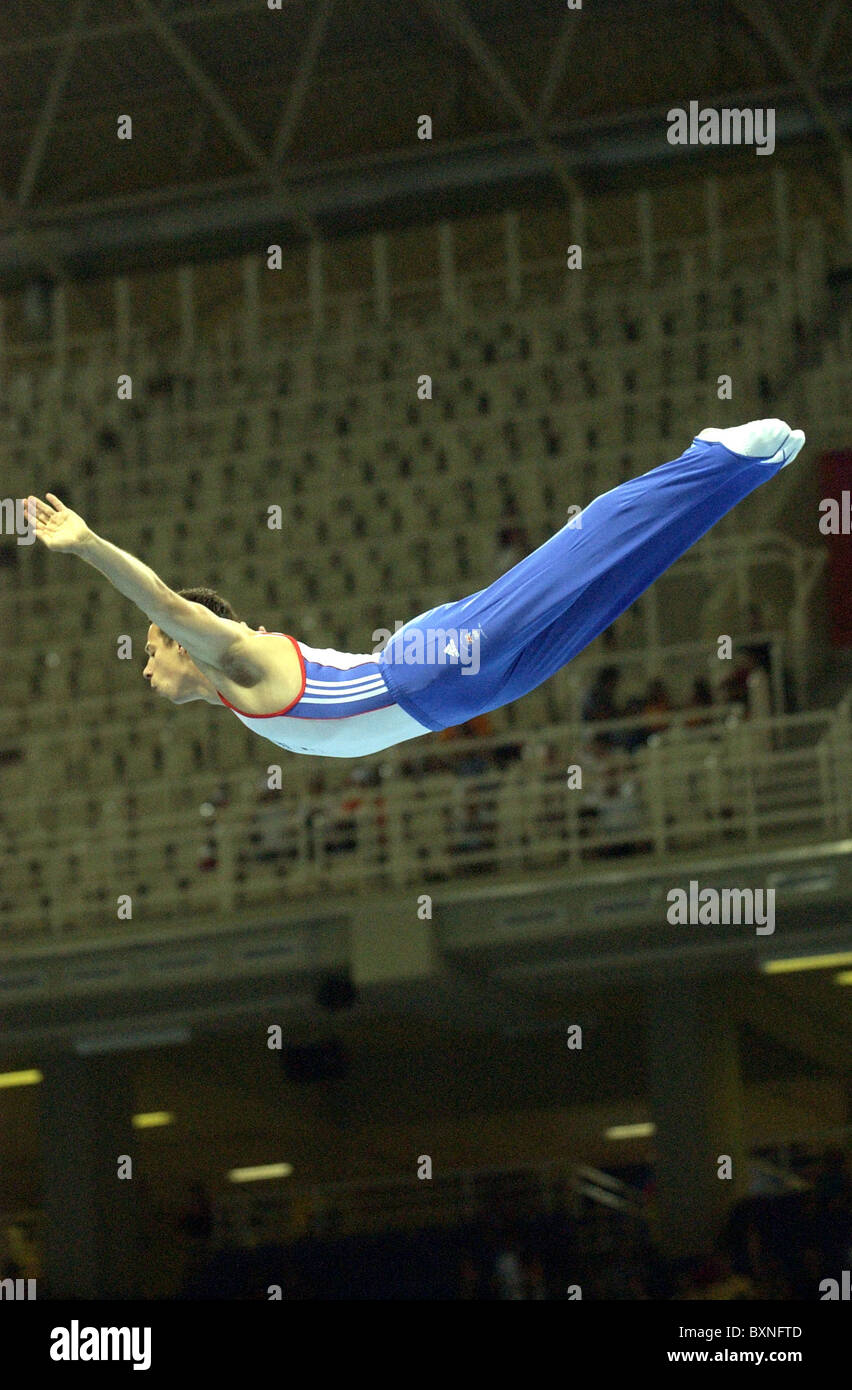 Olympic games 2004 artistic gymnastics hires stock photography and