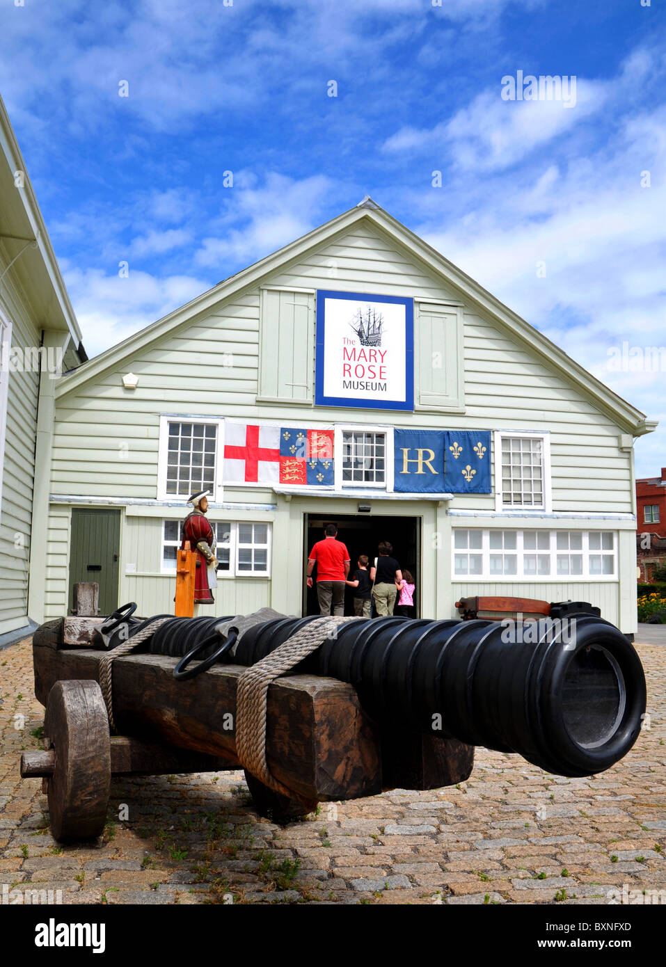 The Mary Rose Museum. Portsmouth Historic Dockyard, Portsmouth, Hampshire, Britain, UK Stock Photo