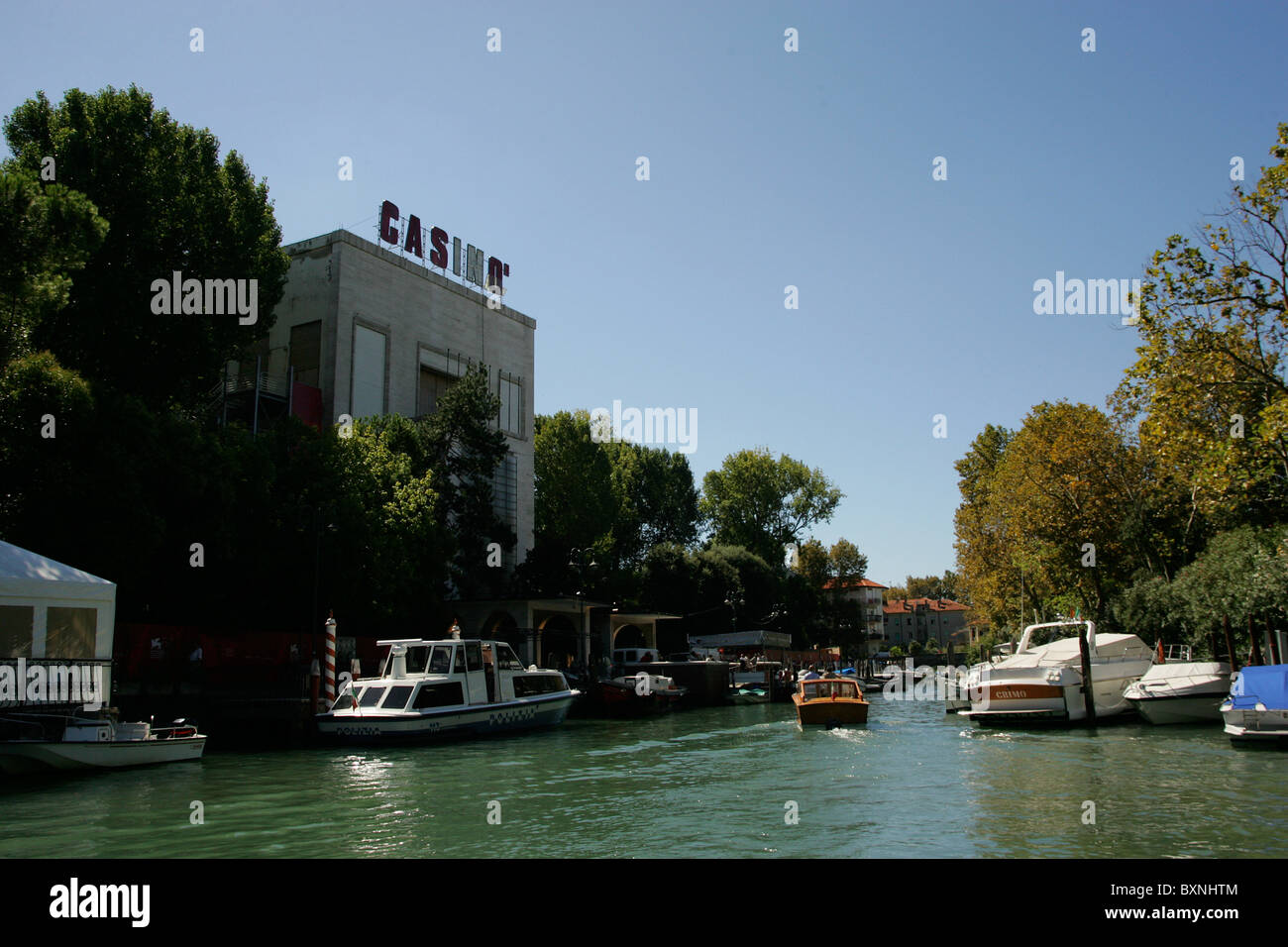 A general view of the Lido, Venice Stock Photo