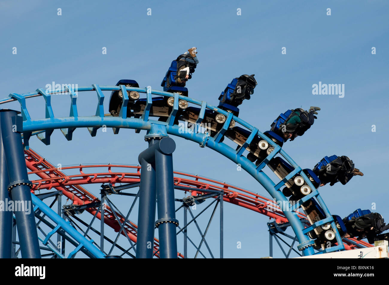Infusion roller coaster blackpool pleasure hires stock photography and