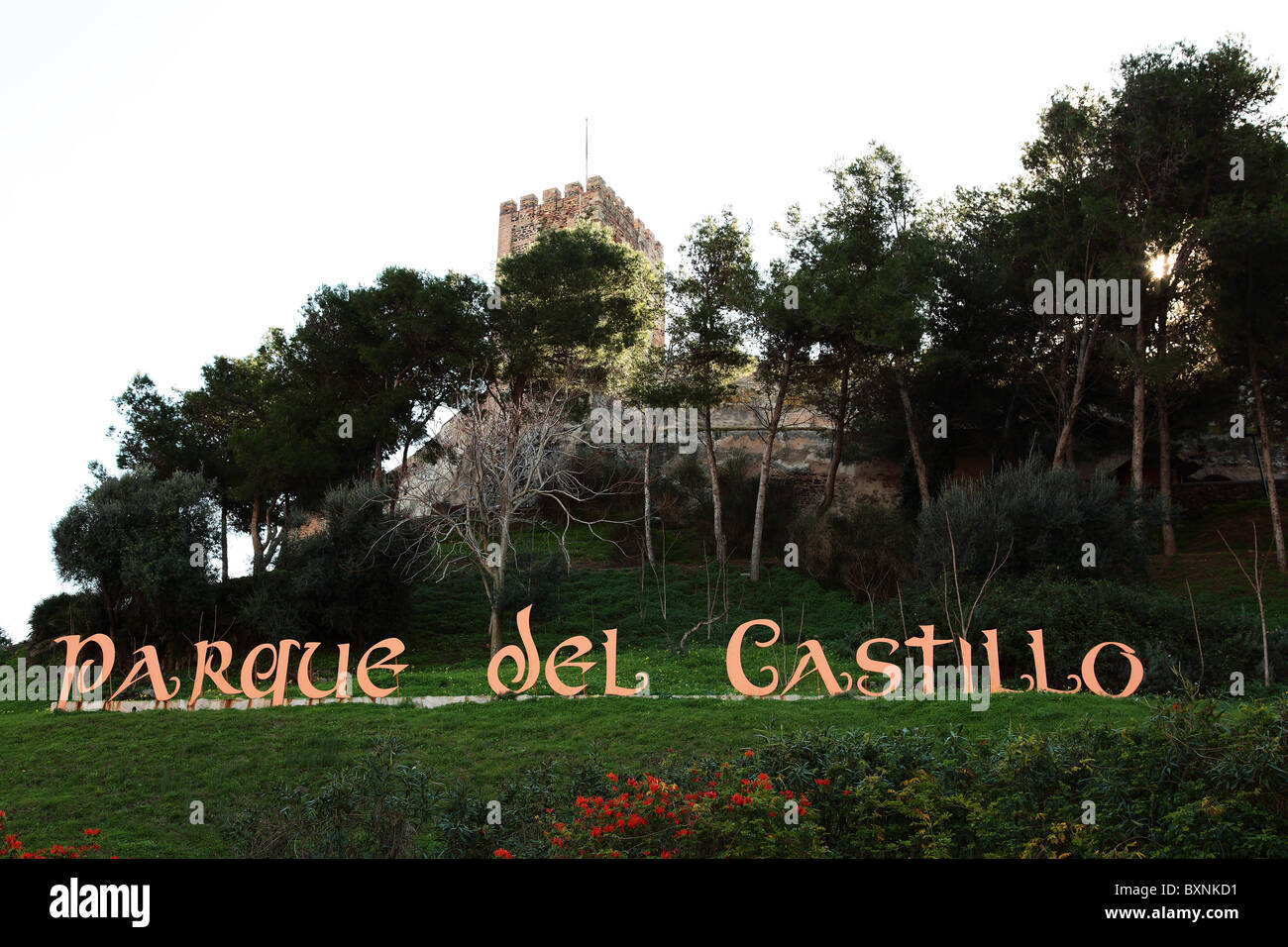 view of fuengirola castle Stock Photo