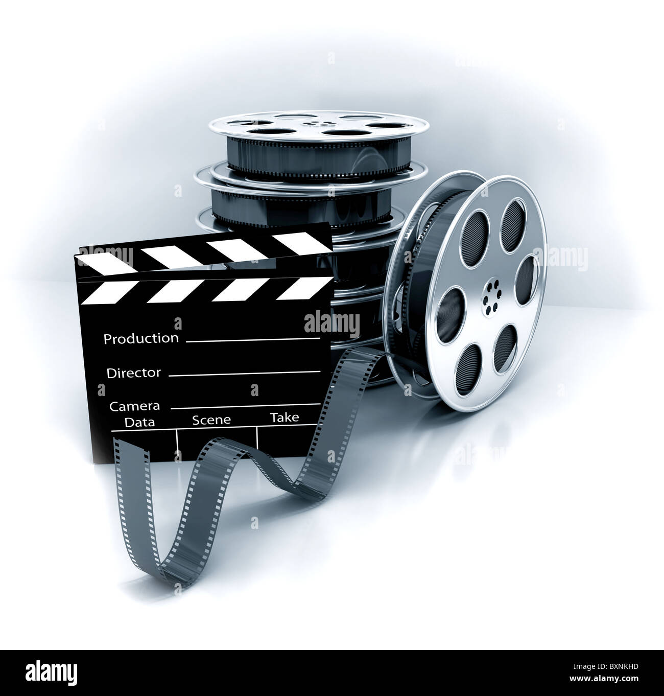 Old fashioned movie reel hi-res stock photography and images - Alamy