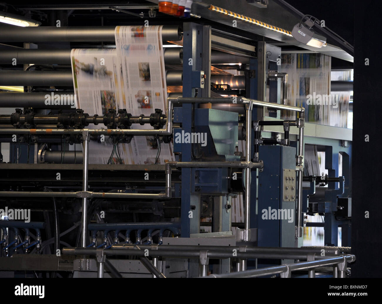 Printing Press Newspaper Stock Photos & Printing Press Newspaper Stock