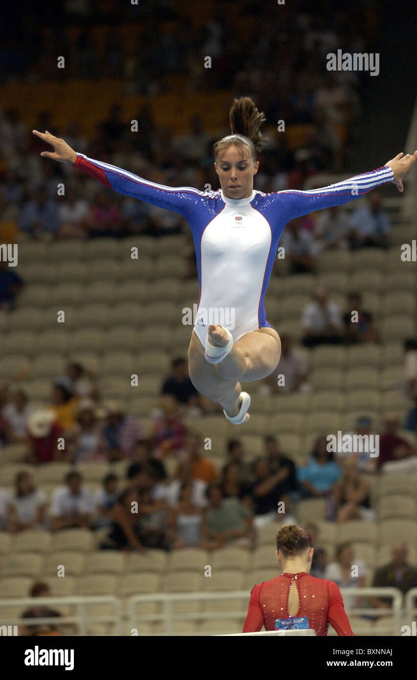 The Olympic Games Athens. 2004 Artistic Gymnastics Stock Photo Alamy