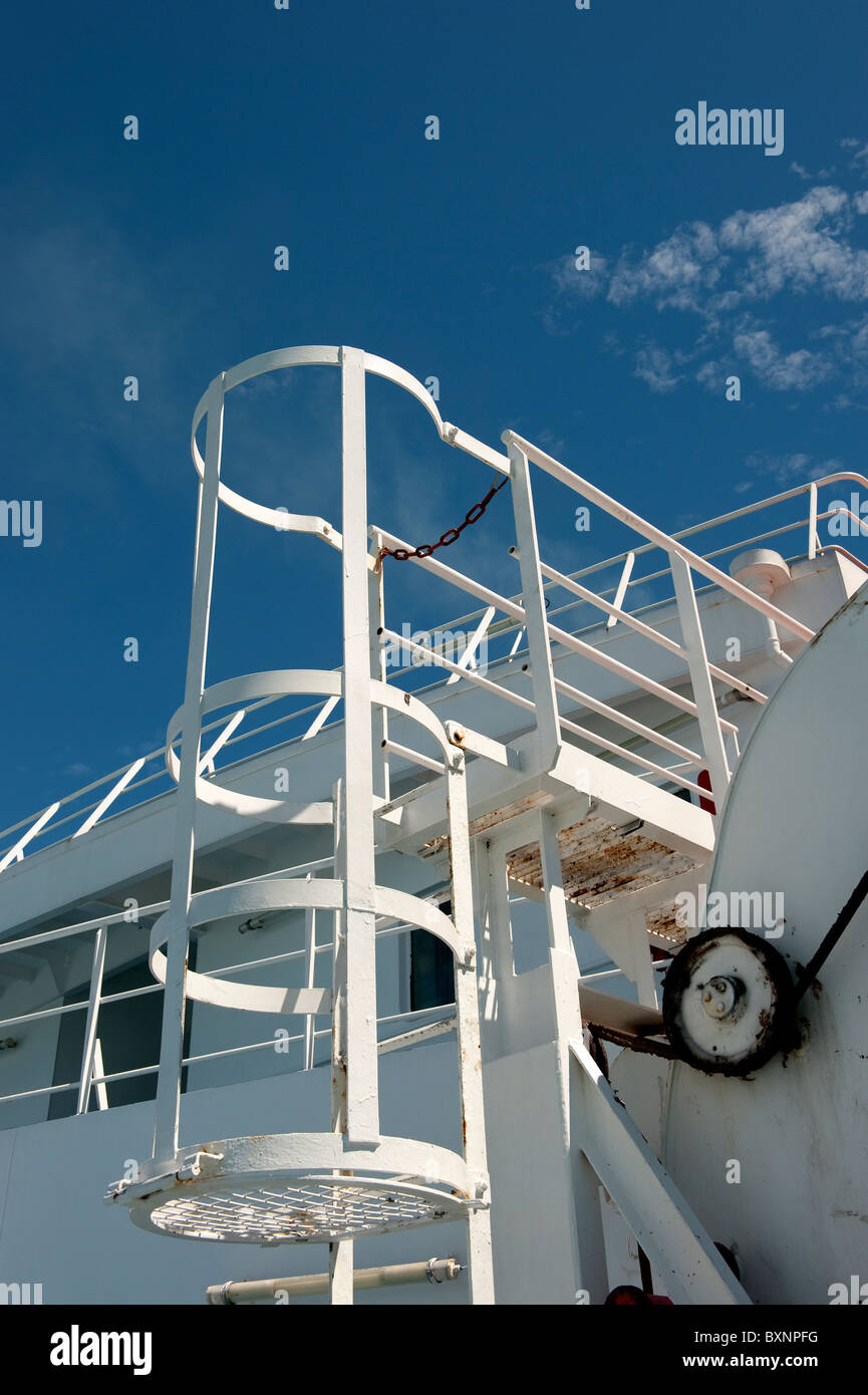 Vertical ladder guard rail on hires stock photography and images Alamy