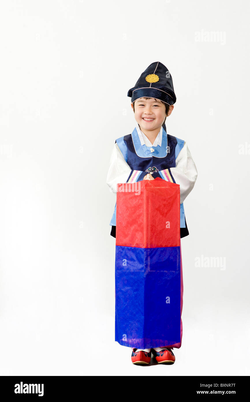 Korean Boy Traditional Dress High ...