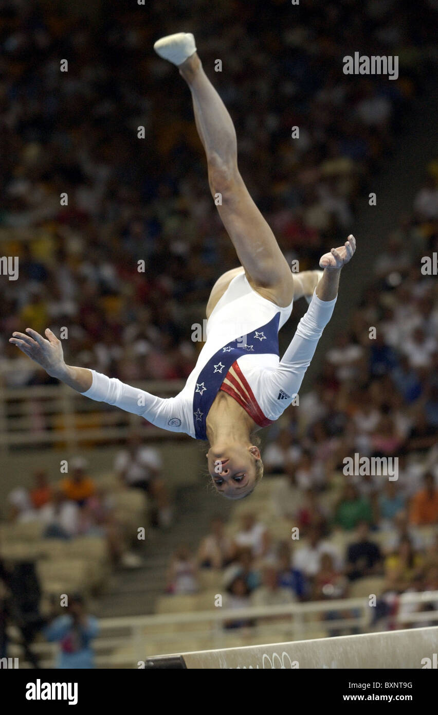 The Olympic Games Athens. 2004 Artistic Gymnastics Stock Photo Alamy