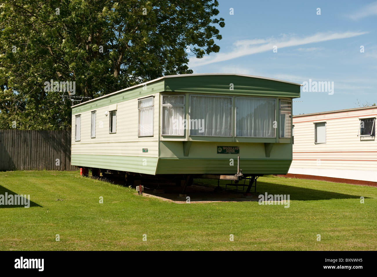 Static caravan hires stock photography and images Alamy