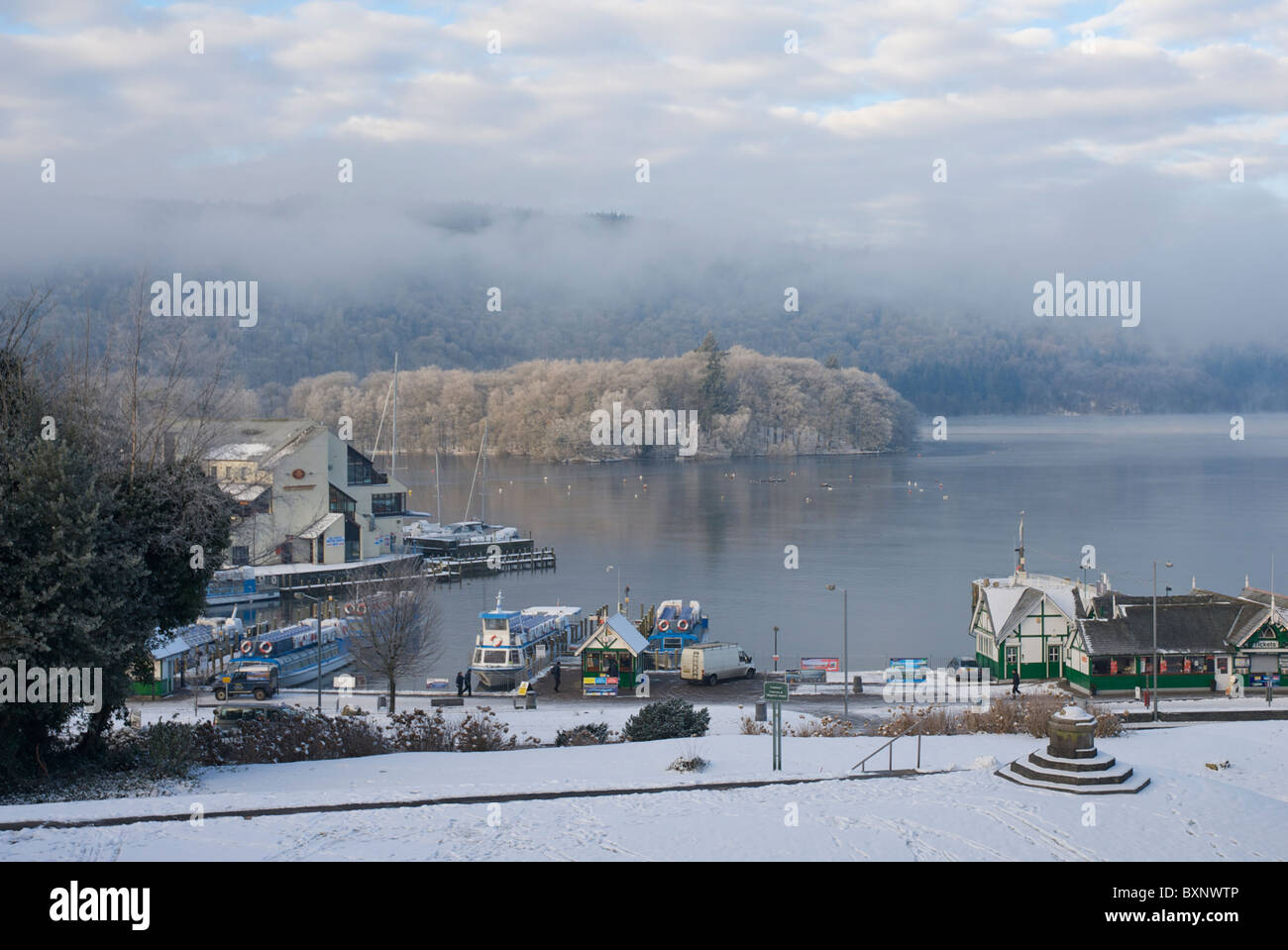 Boats at Bowness Bay, Lake Windermere, Lake District National Park