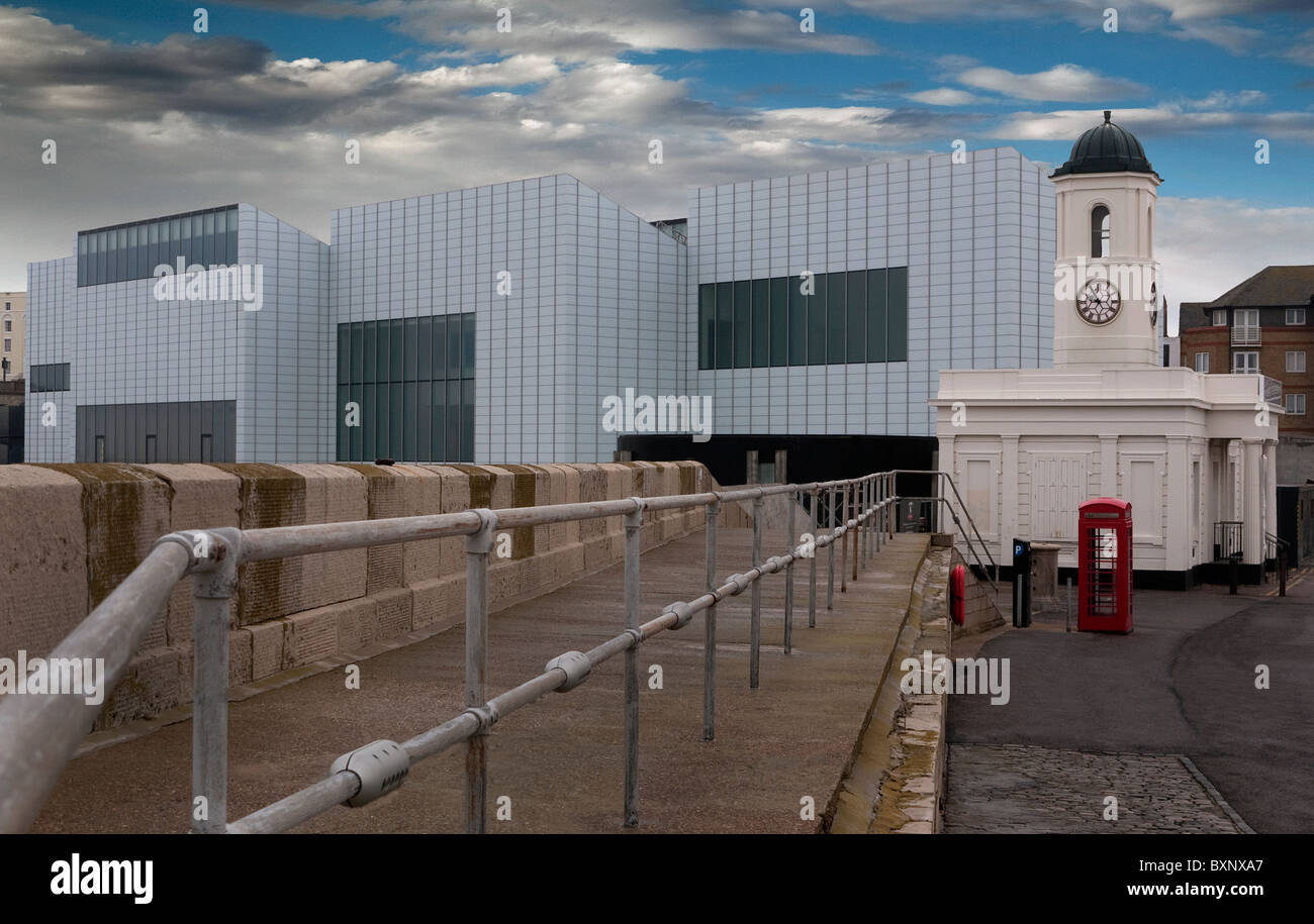 The Turner Contemporary Art Gallery The harbour Margate Kent UK opening 16th April 2011 Designed by David Chipperfied Stock Photo