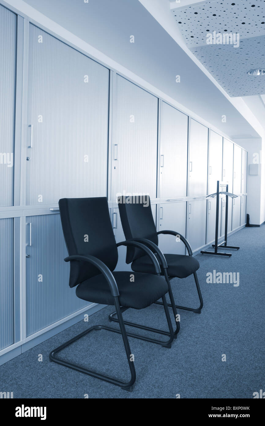 Two chairs in office Stock Photo Alamy