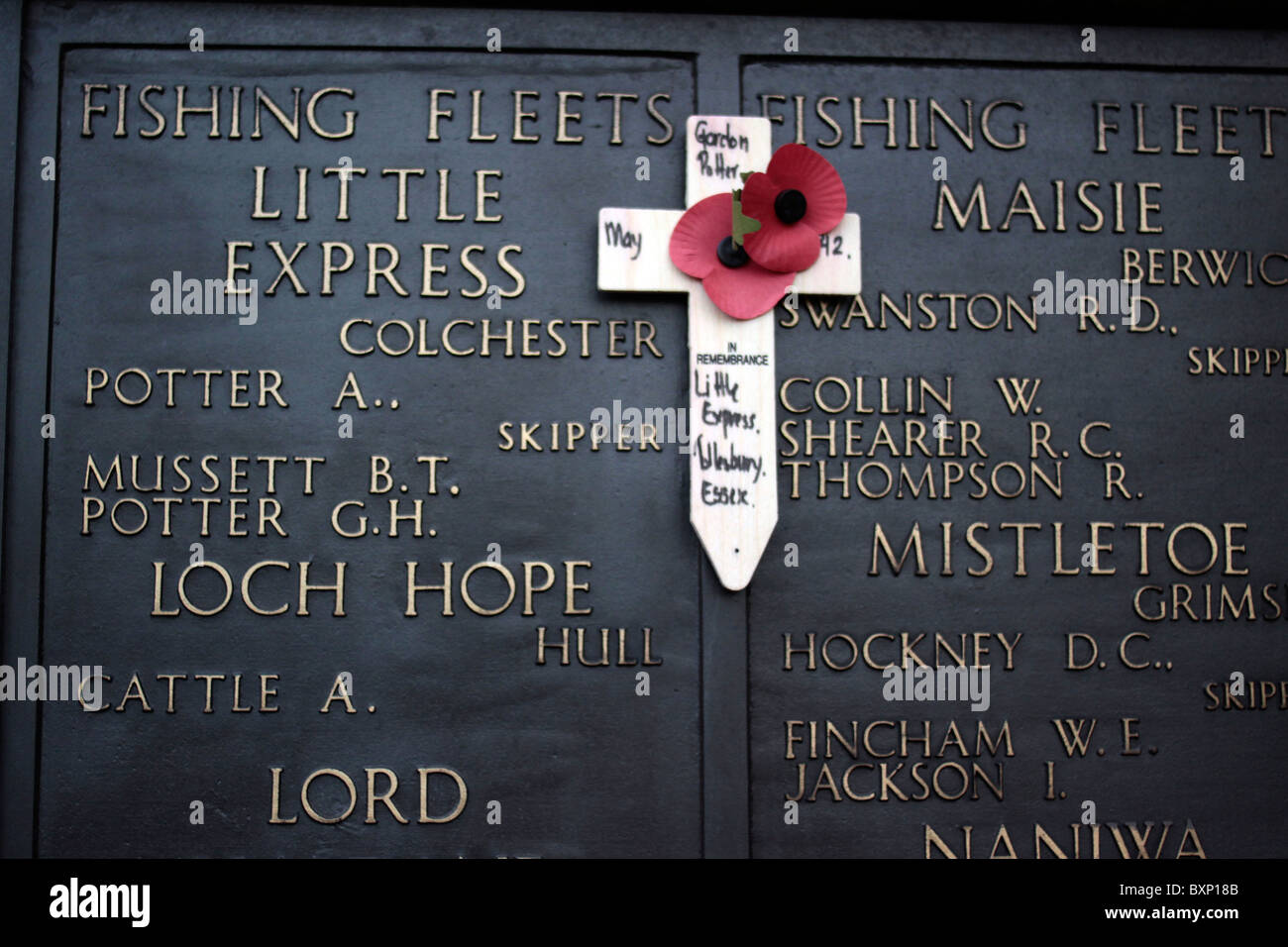 Tributes left at Tower Hill Memorial in London for Remembrance Sunday