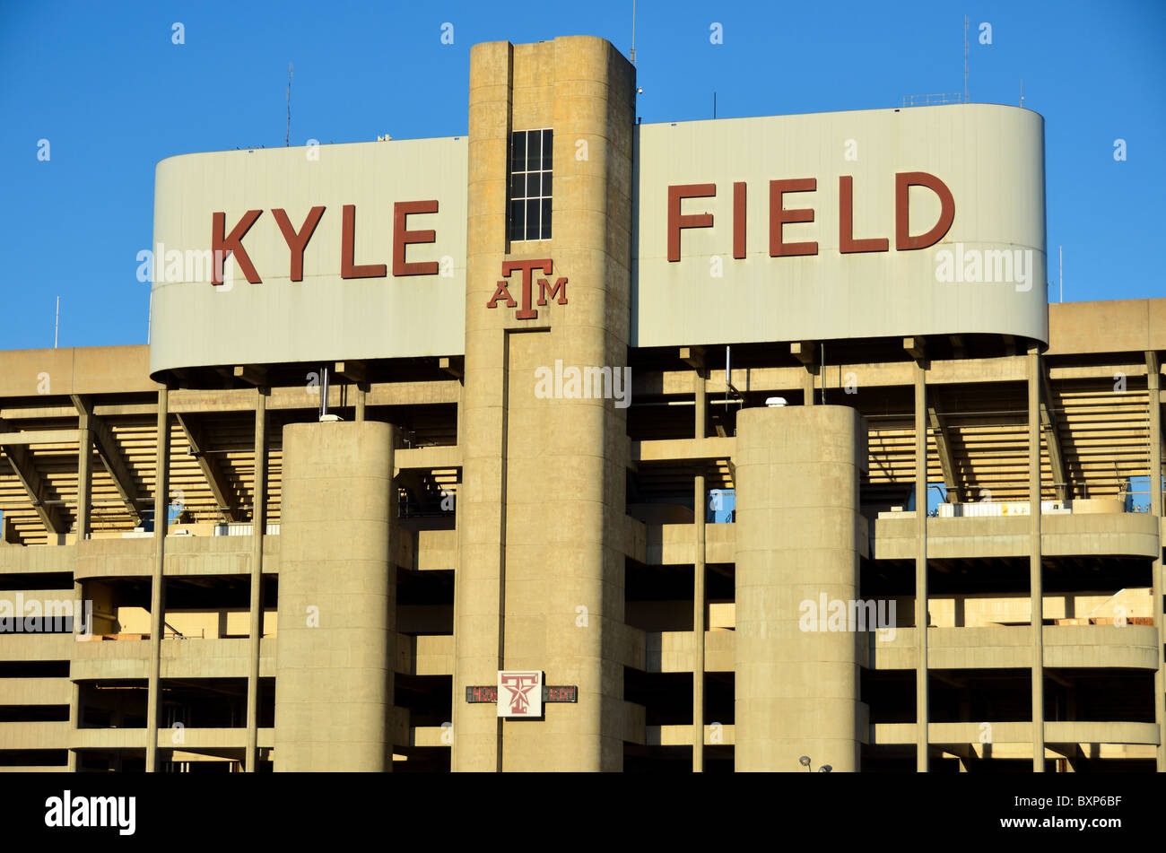 Kyle field, Texas A&M University, College Station, Texas, USA. Stock Photo