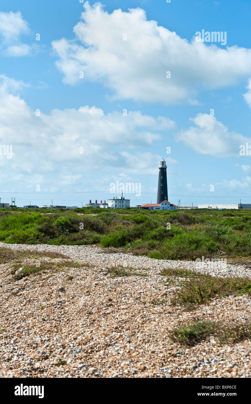 Dungerness Lighthouse Kent UK Stock Photo