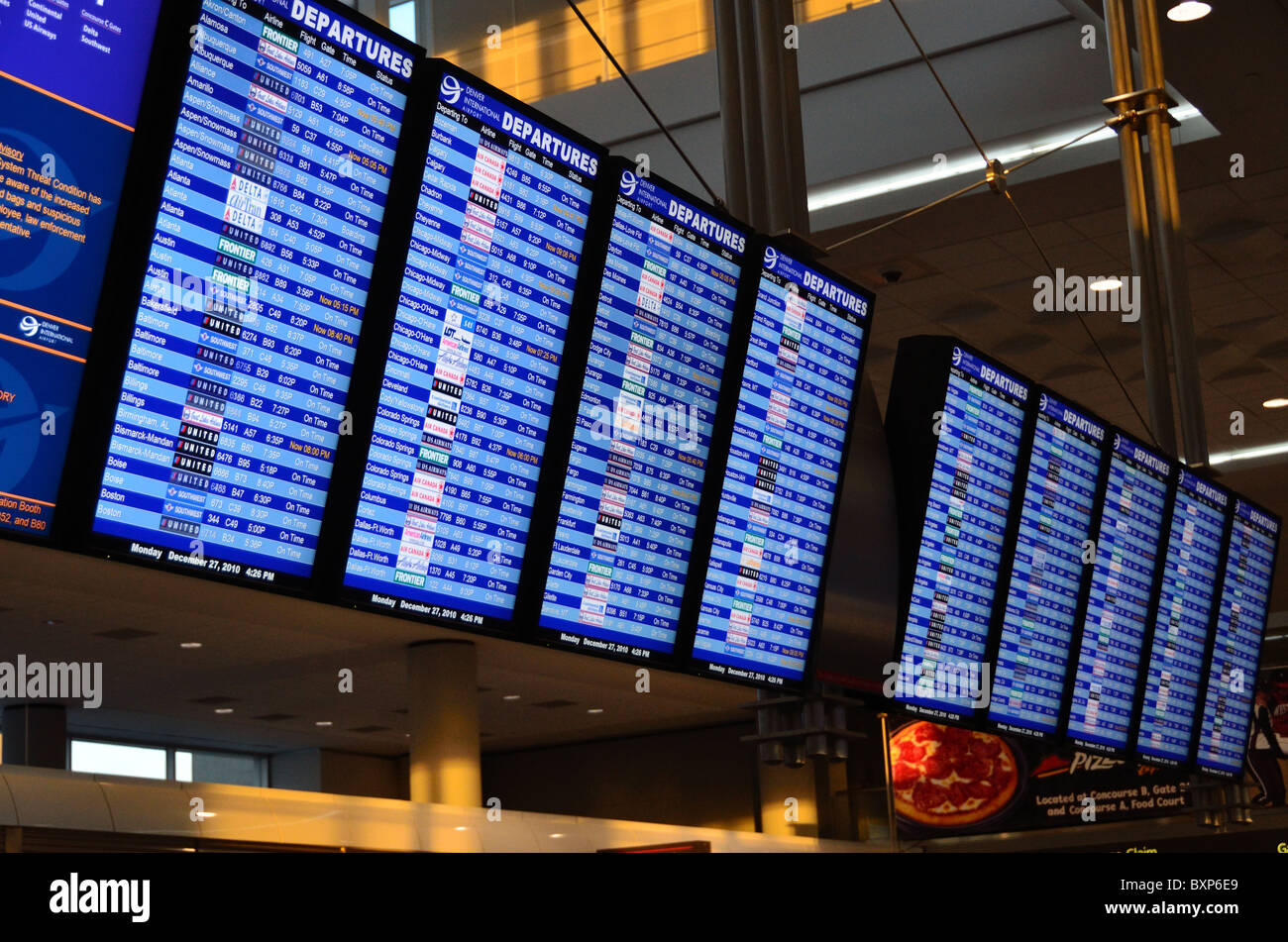 Airport schedule board hi-res stock photography and images - Alamy