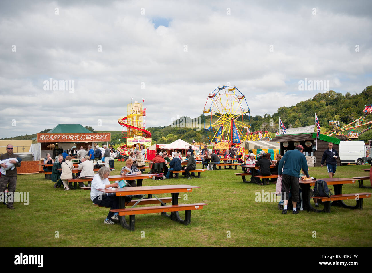 A fairground at a country show Stock Photo