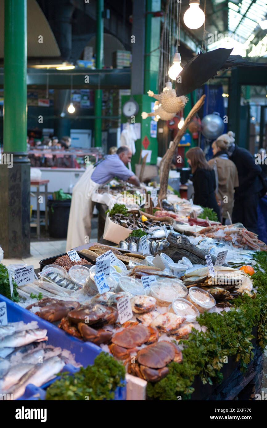 Fishmongers,Borough Market,London Stock Photo