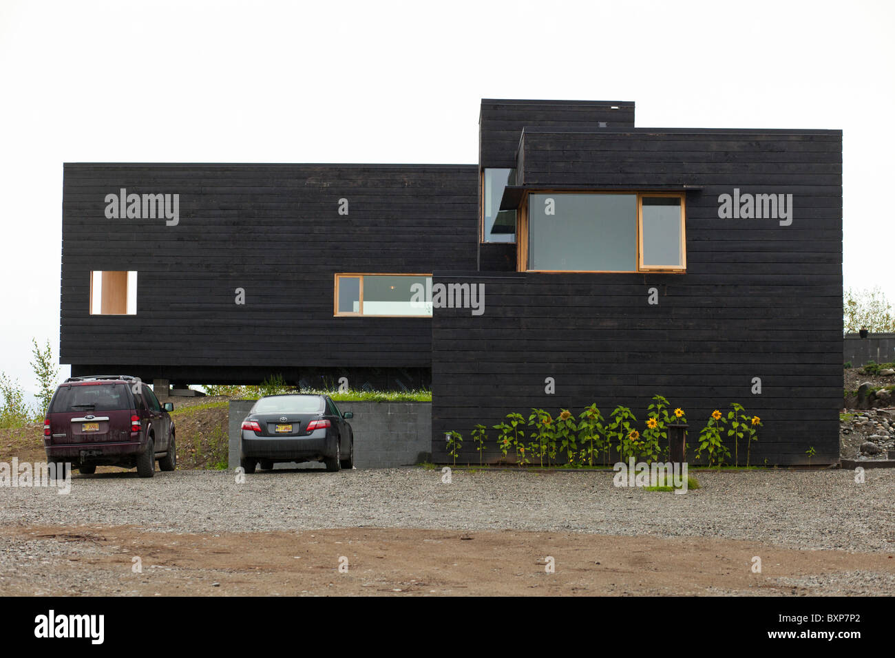 Alaska, Big Lake, Happy Trails Kennel. Martin Buser's home Stock Photo