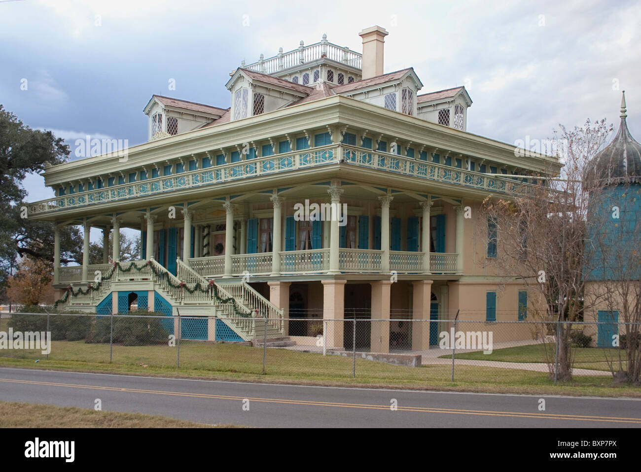 Planters House On The Mississippi River At New Orleans Louisiana