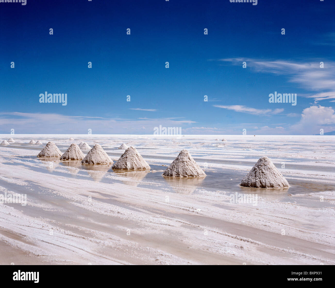 Uyuni Salt Flat Stock Photo