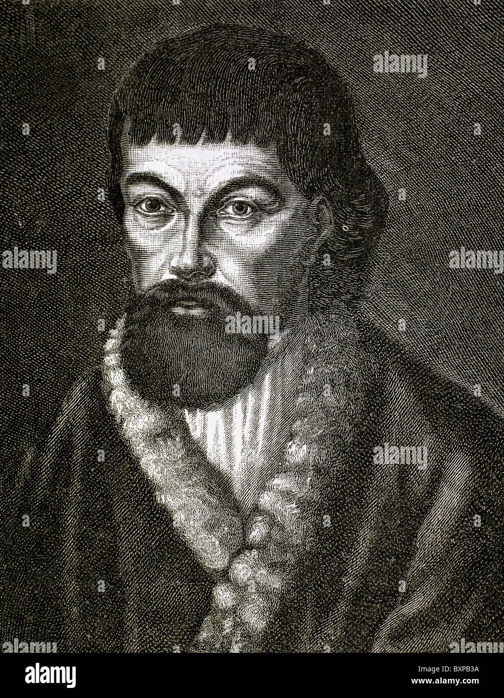 Yemelyan Pugachev (1742-1775). Pretender to the Russian throne. Stock Photo