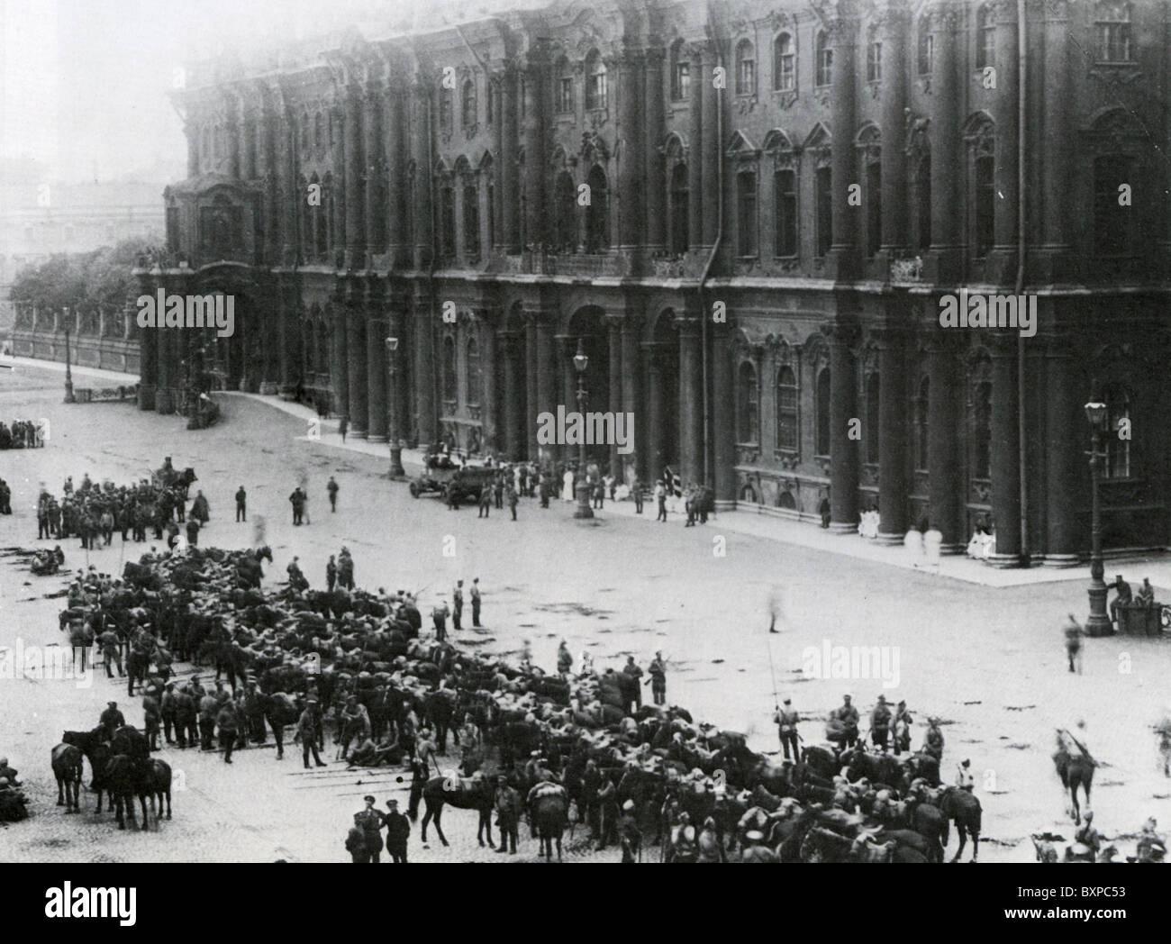 WINTER PALACE, PETROGRAD, Russia,  in 1917 Stock Photo