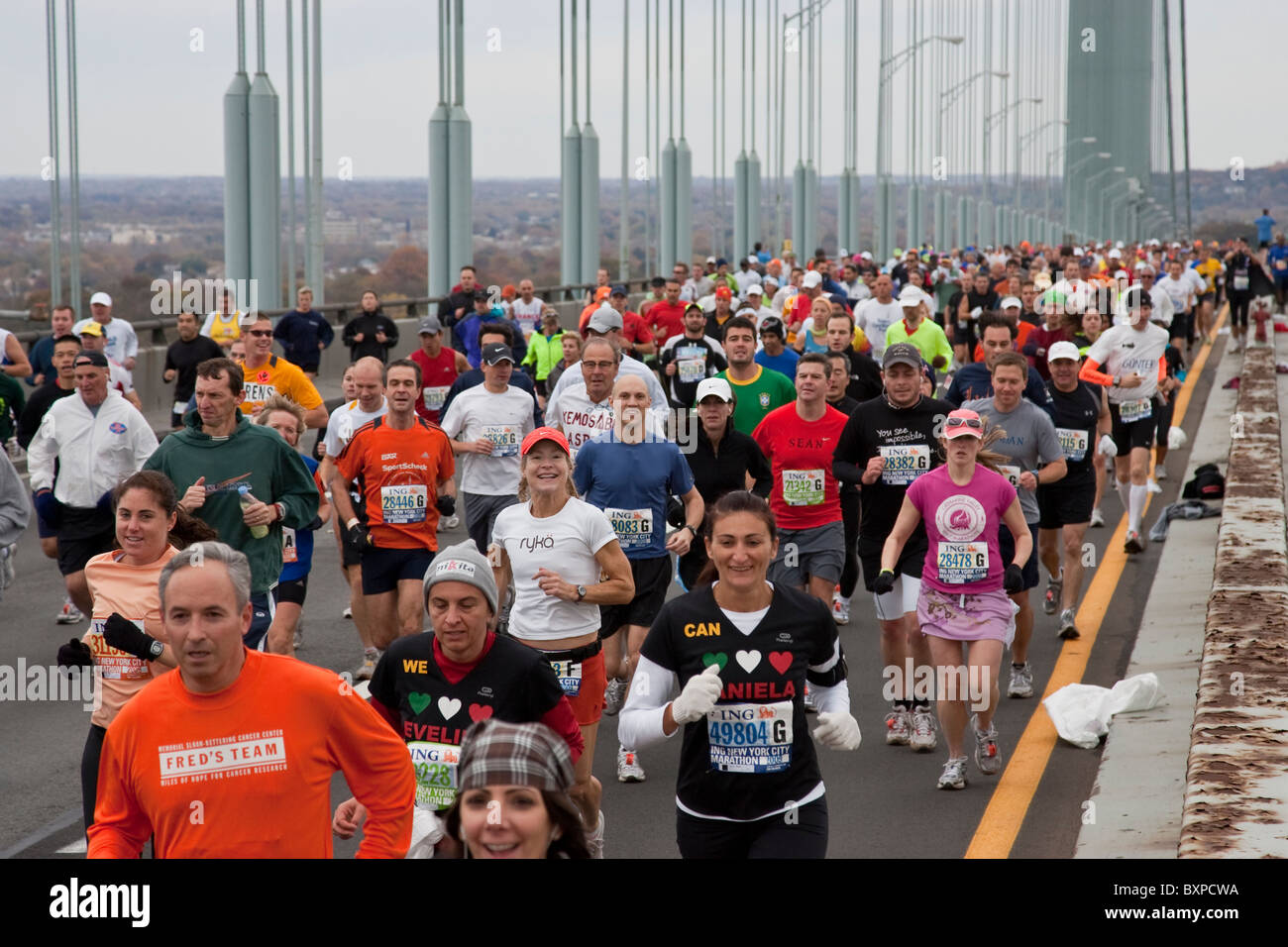 Verrazano Narrows Bridge Marathon Hi-res Stock Photography And Images ...