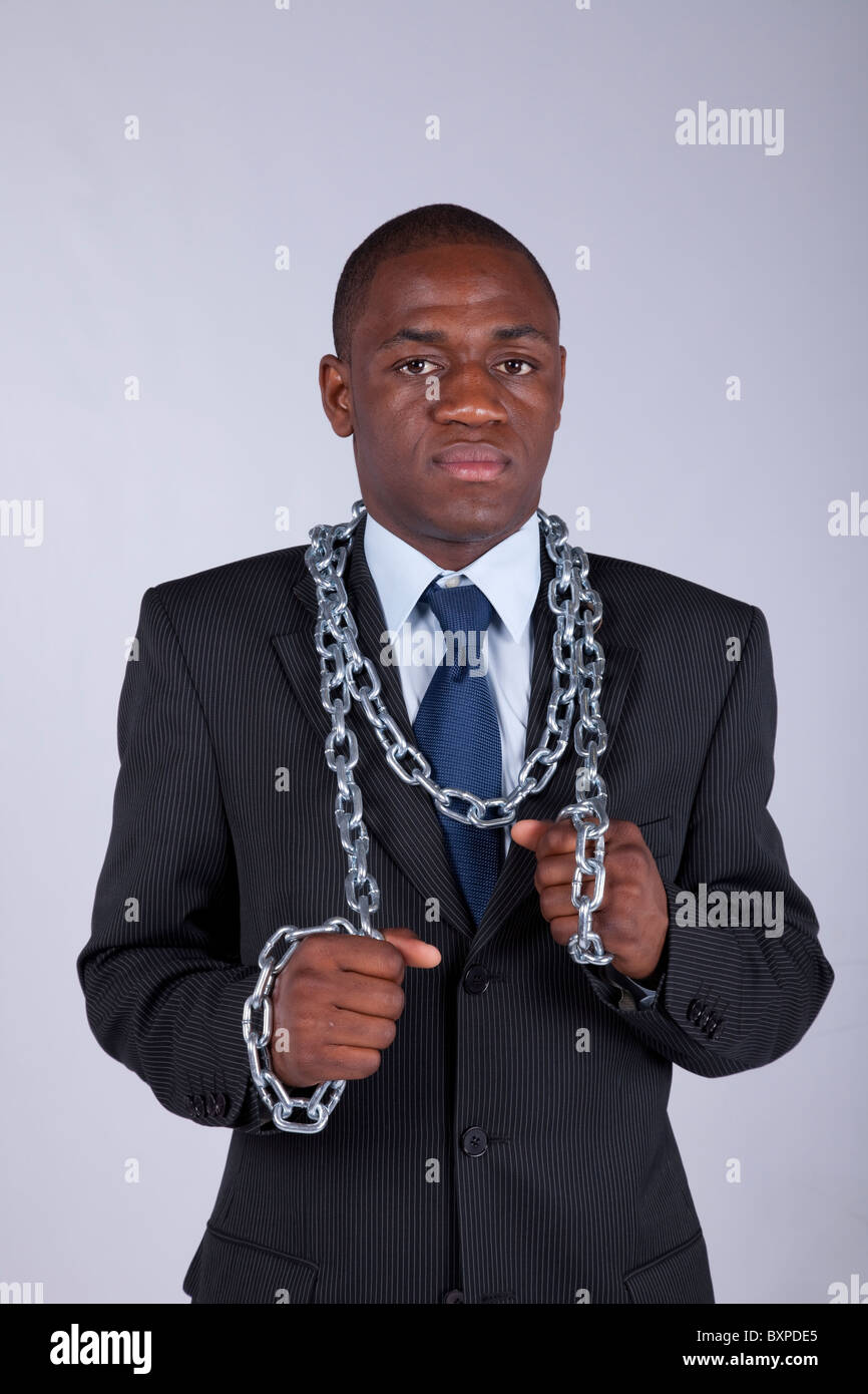 Black african slave in chains hires stock photography and images Alamy