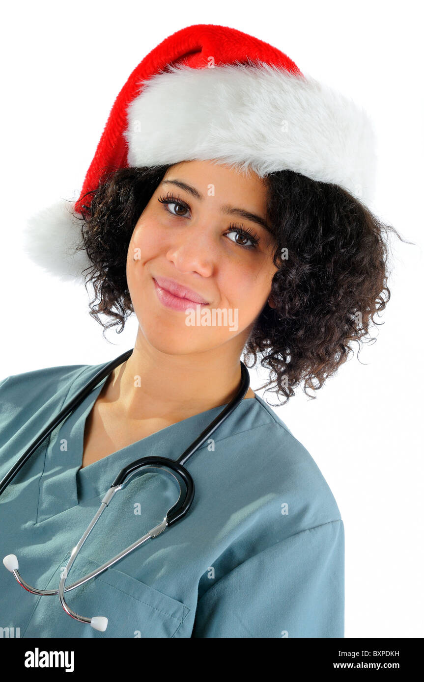 christmas nurse hat