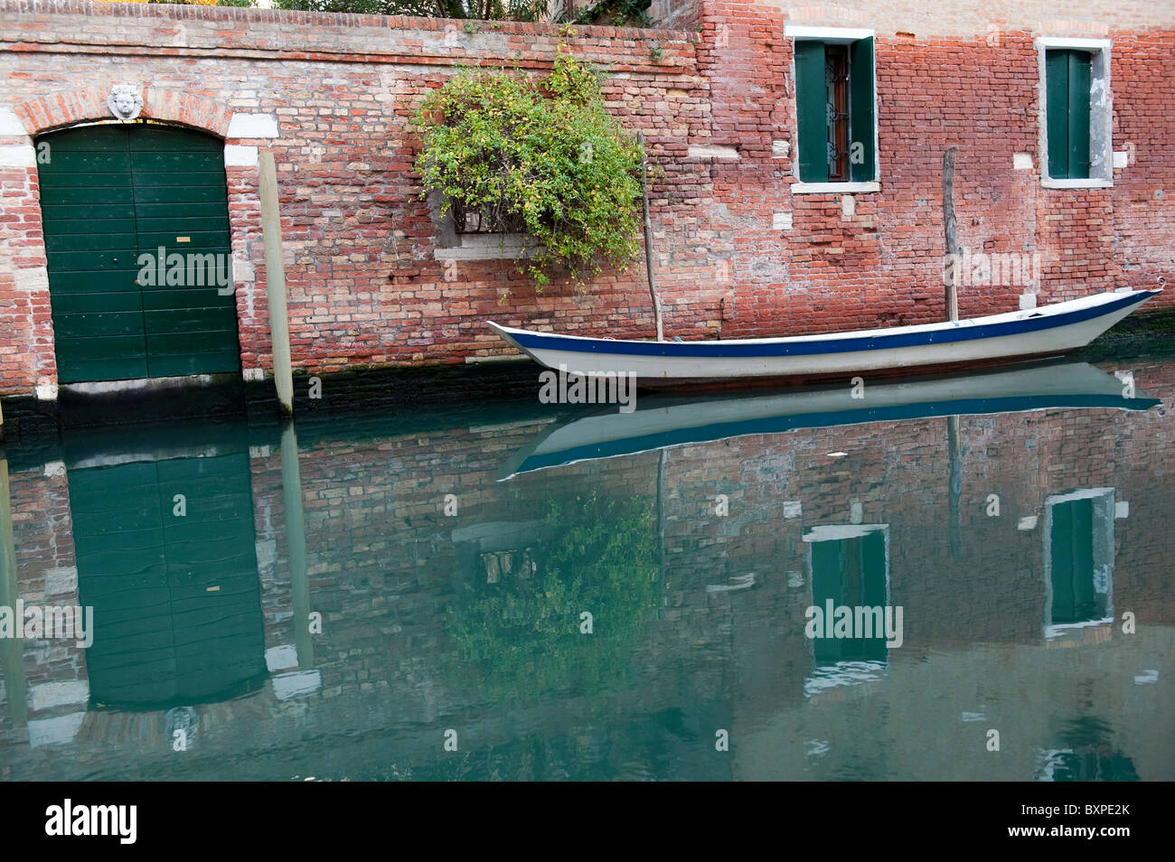 Reflections on a canal, Venice, Italy Stock Photo - Alamy