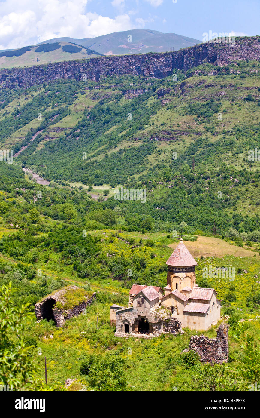 Hnevank Armenian Apostolic Church monastery near the Debed Canyon in Armenia Stock Photo