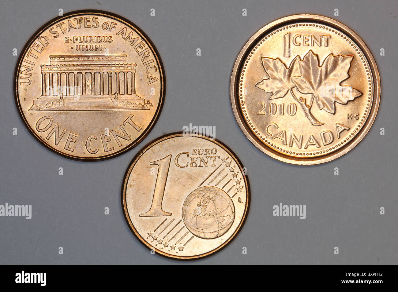 Canadian one cent hi-res stock photography and images - Alamy