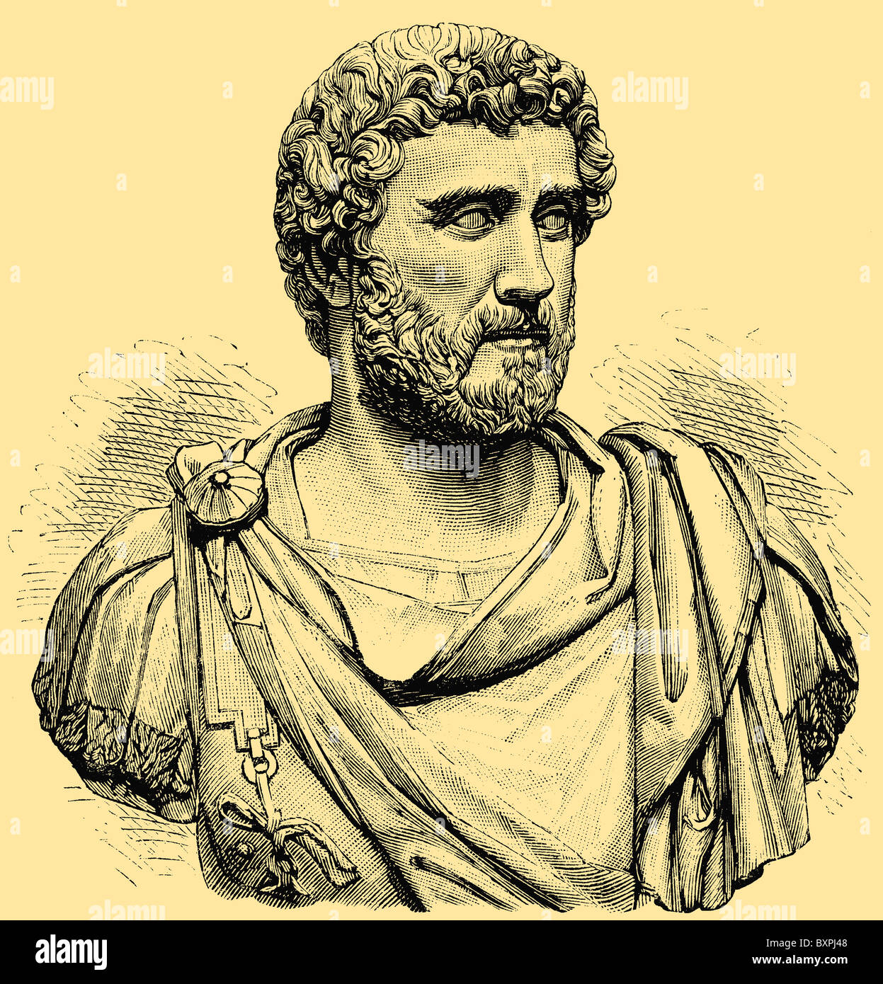 Marcus Aurelius, Antonius Philosophus (121 - 180), Roman emperor Stock Photo