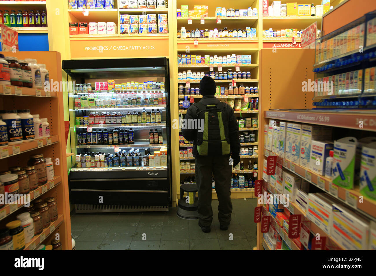 Drug store on 14th street in Manhattan New York city 2010 Stock Photo