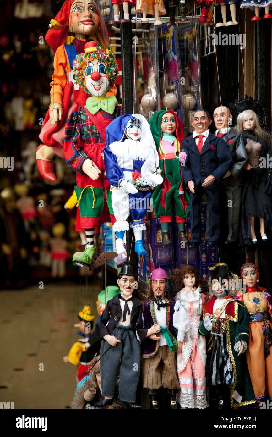Puppets Czech Republic Prague Stock Photo Alamy
