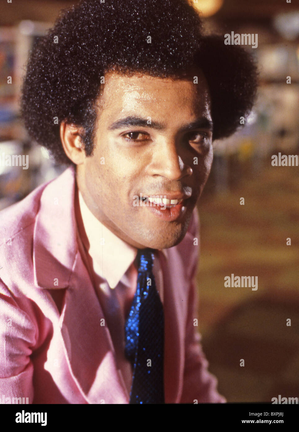 BONEY M West Indian pop group with Bobby Farrell (1949-2010) here about 1978 Stock Photo