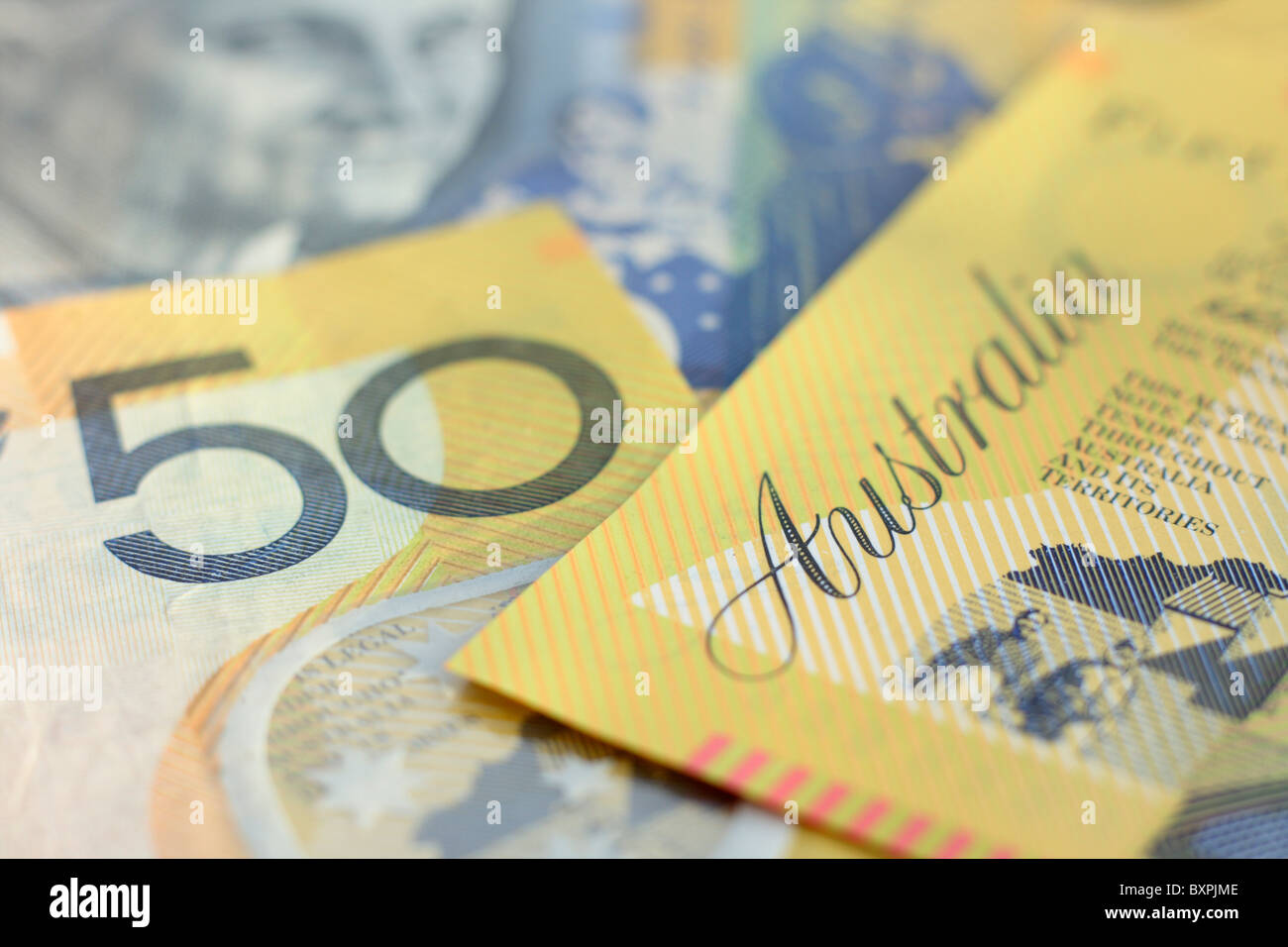 Australia currency bill Stock Photo Alamy