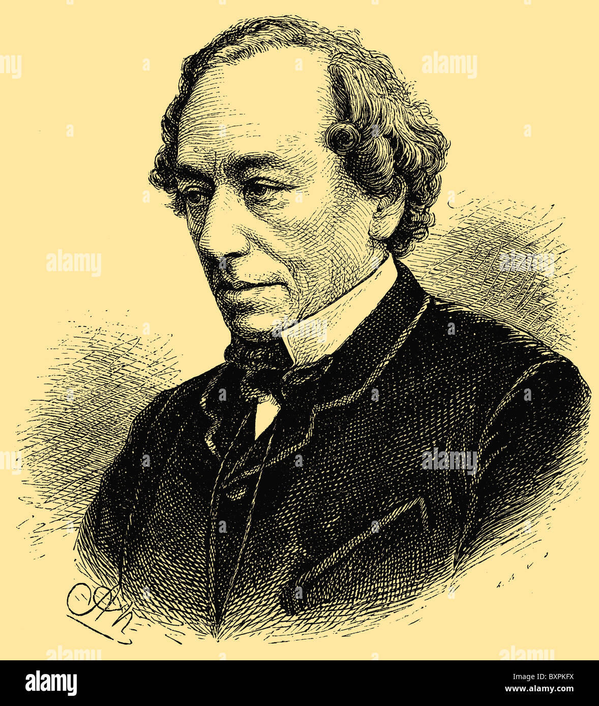 Benjamin Disraeli, 1st Earl of Beaconsfield (21 December 1804 – 19 April 1881), British Prime Minister, parliamentarian, Conserv Stock Photo
