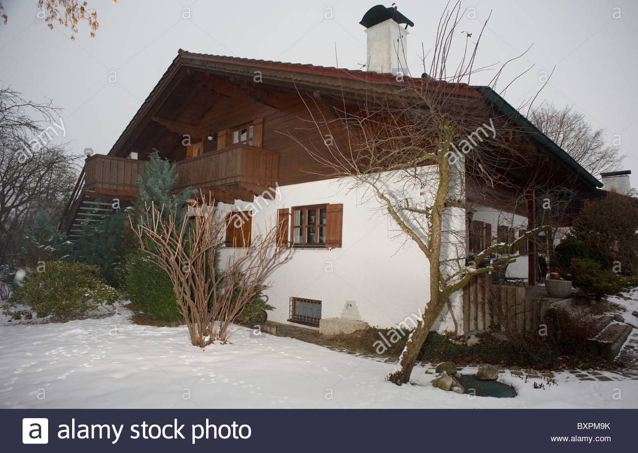 Typical House Bavaria Southern Germany Stock Photos & Typical House