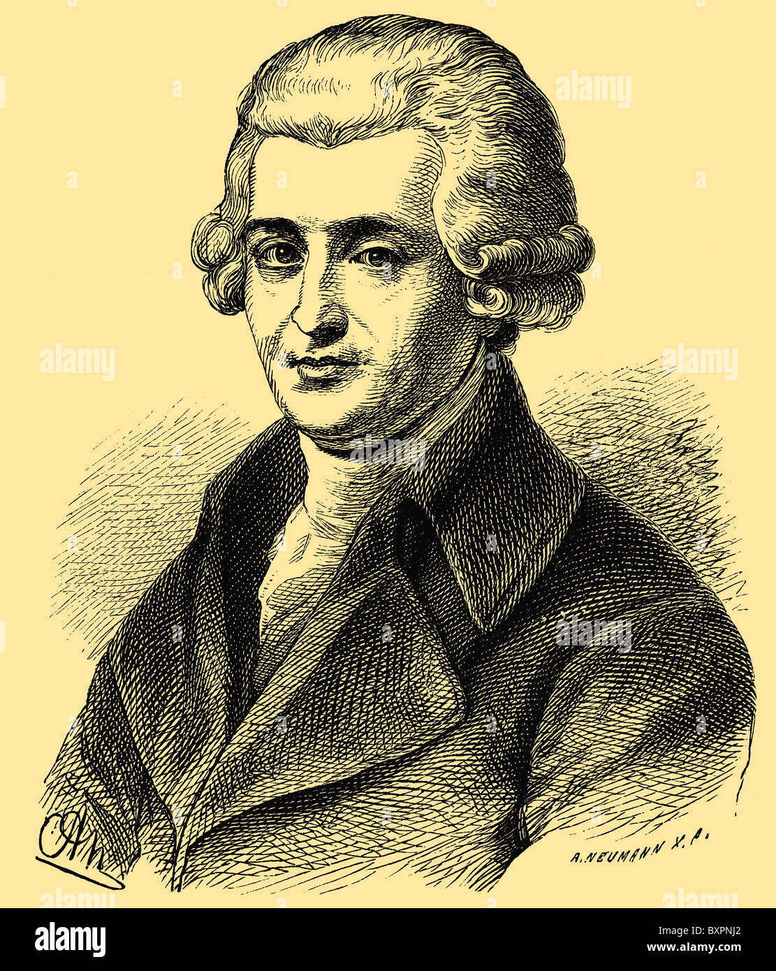 Joseph Haydn (1732 – 1809), Austrian composer Stock Photo