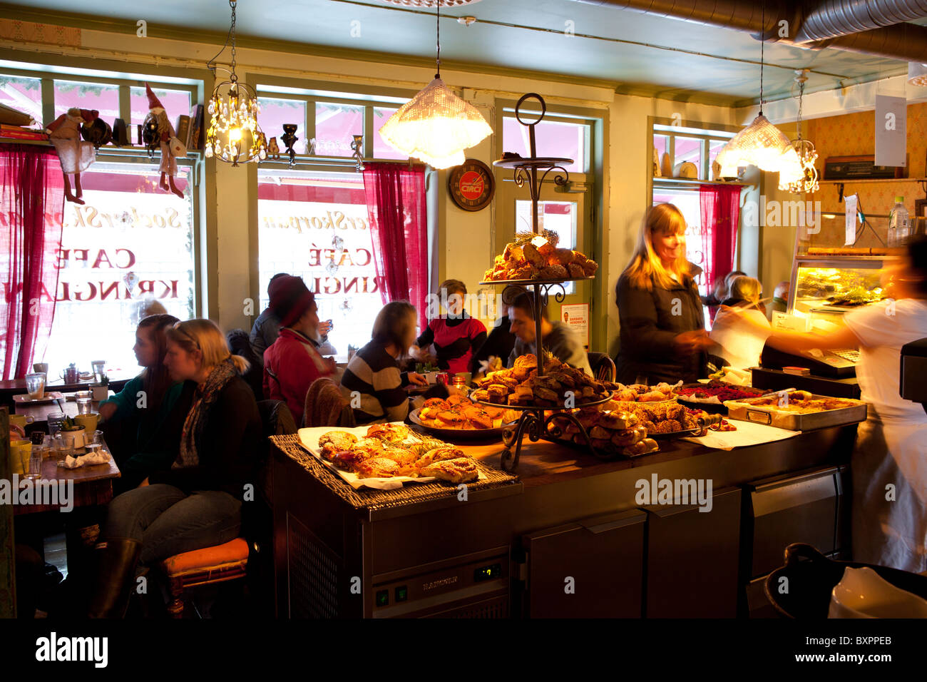 Coffee houses of Gothenburg, Sweden Stock Photo Alamy