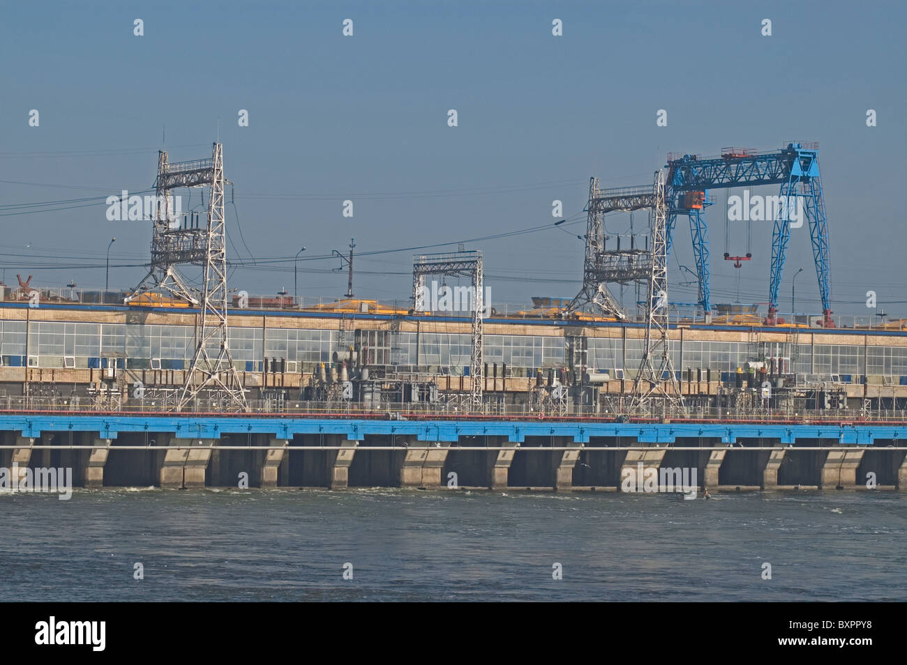 UKRAINE, USSR, SOVIET FEDERATION, EASTERN BLOC, RUSSIA, IRON CURTAIN, Dnipropetrovsk, dam and