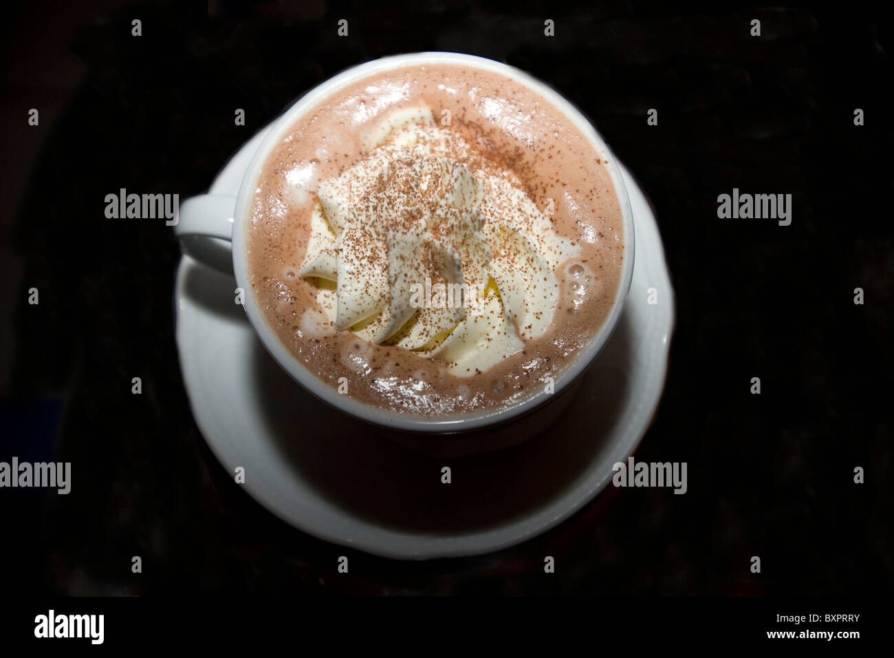 Cappuccino Coffee Stock Photo