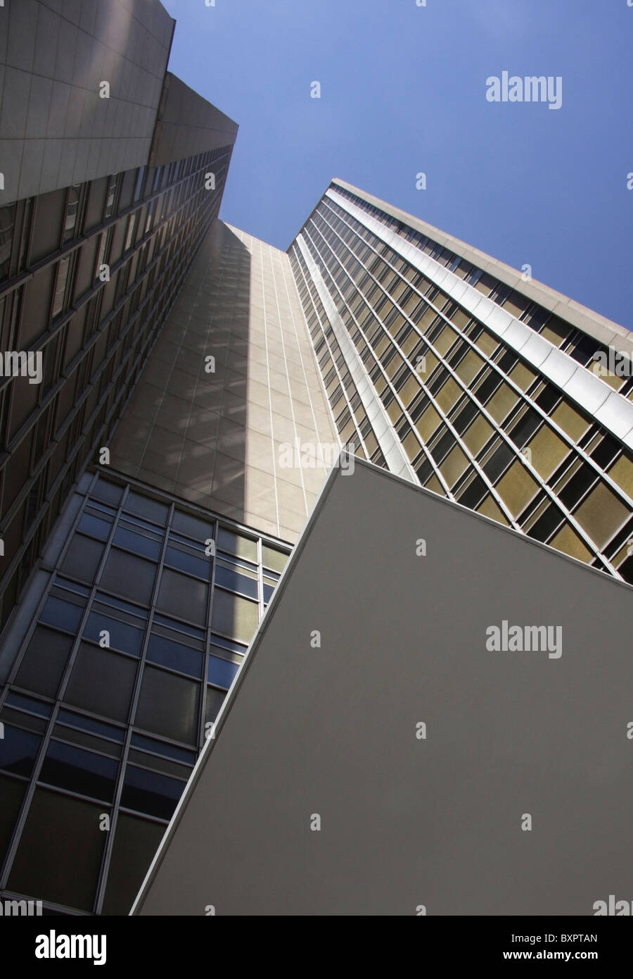 Low Angle View Of Skyscraper Stock Photo