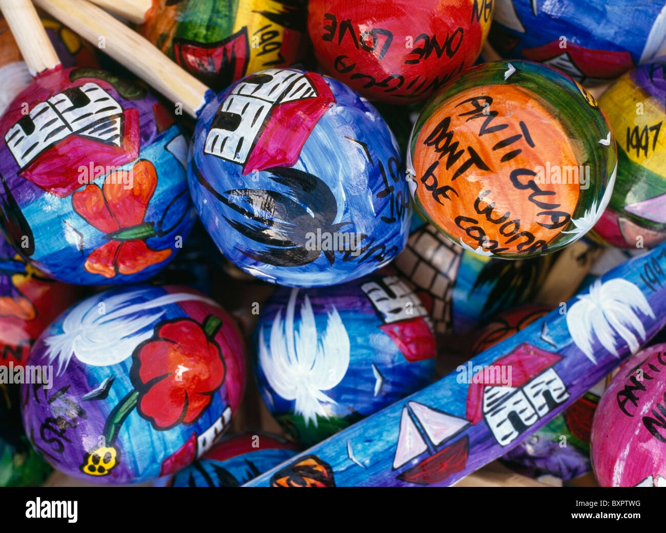 Colourful painted maracas hires stock photography and images Alamy