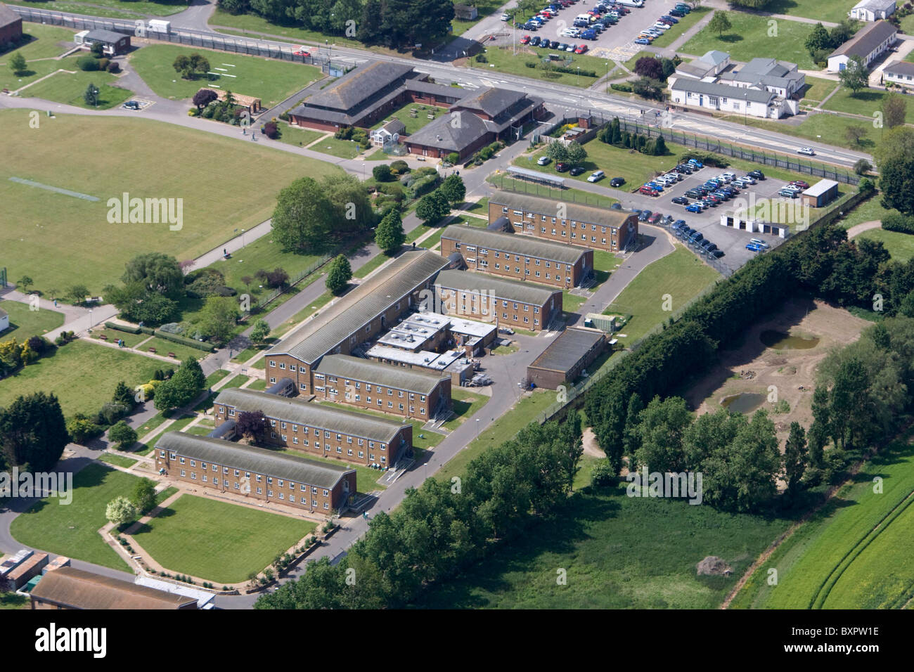 Aerial view of HMP Ford in West Sussex. Picture by James Boardman Stock