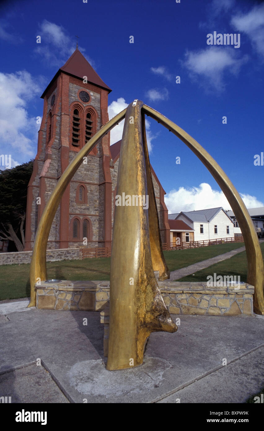 Historic Monument, Church In Background Stock Photo